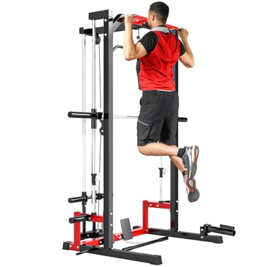 Pull Up Bar - Power Cage Smith Machine Multi-Function Power