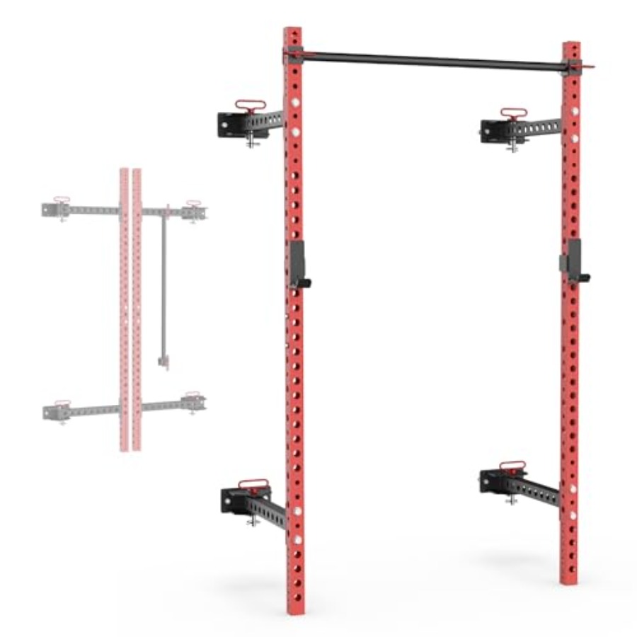 Pull Up Bar - 2200 Series Folding Squat Rack with