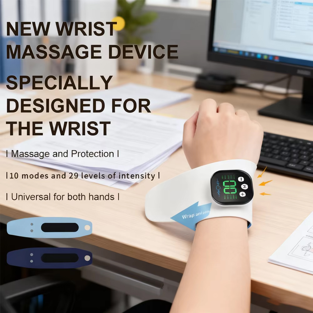 Wrist Wraps - EMS Electric Hand Wrist Massager 10