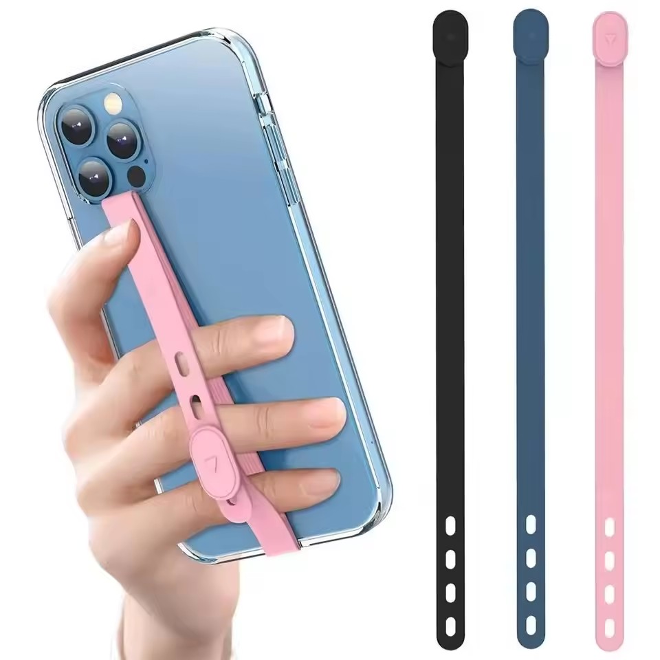 Wrist Wraps - Portable Silicone Phone Strap Adjustable Anti-lost