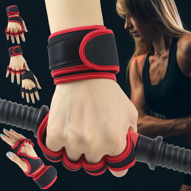 Weightlifting Gloves - Fitness Men Women Gloves Gym Weightlifting