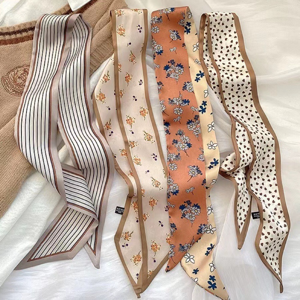 Wrist Wraps - 1/4pcs Fashion Silk Feel Skinny Silk