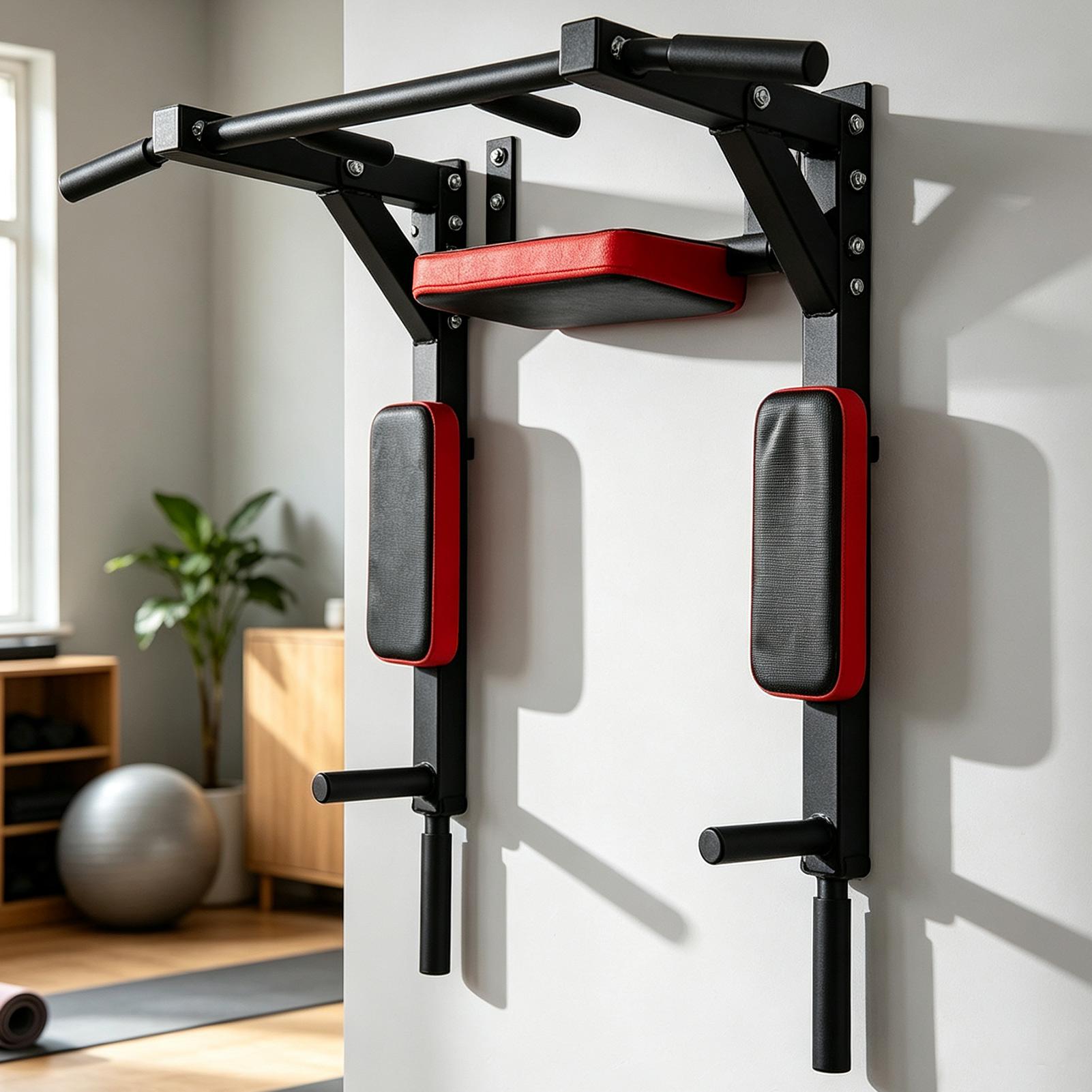 Pull Up Bar - Wall-Mounted Pull-up Bar Fitness Horizontal Bar