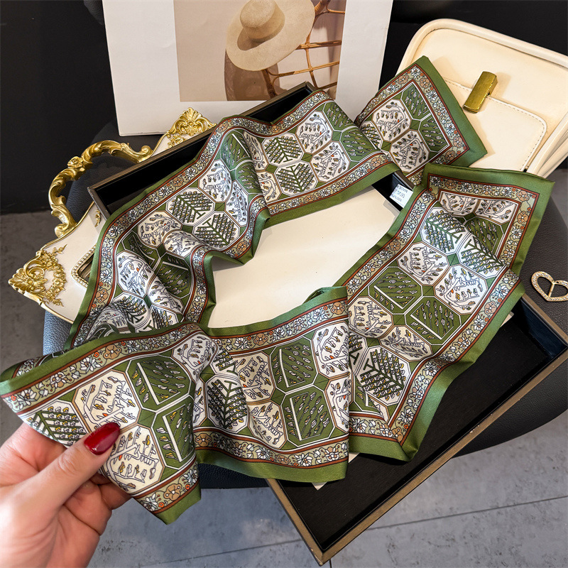 Fashion Skinny Silk Scarf for  - Wrist Wraps review and price