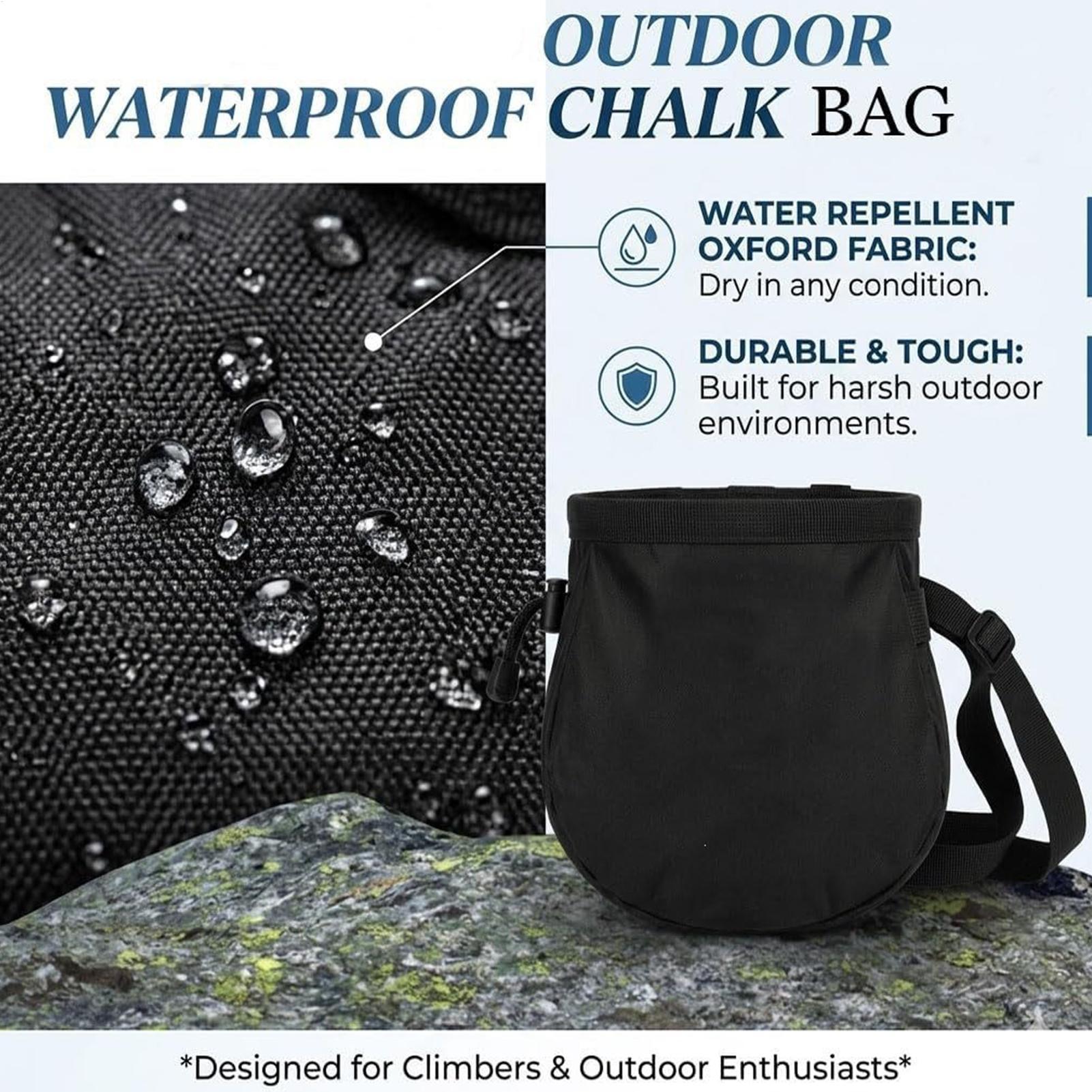 Rock Climbing Chalk Bag Waterp - Chalk Bag review and price