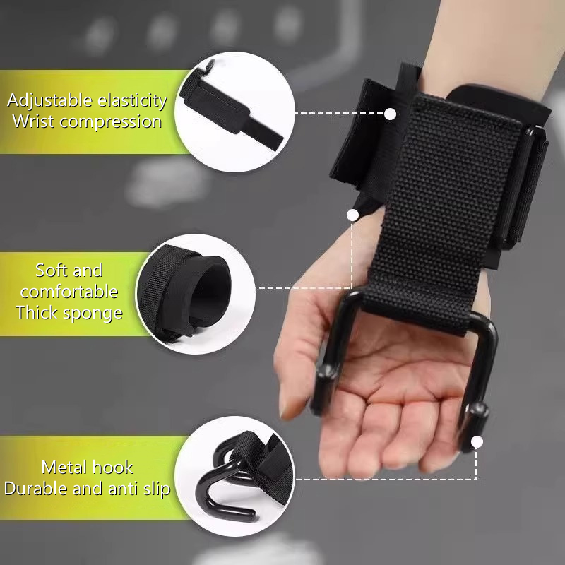 【F】2Pcs Weight Lifting Hooks H - Weightlifting Gloves review and price