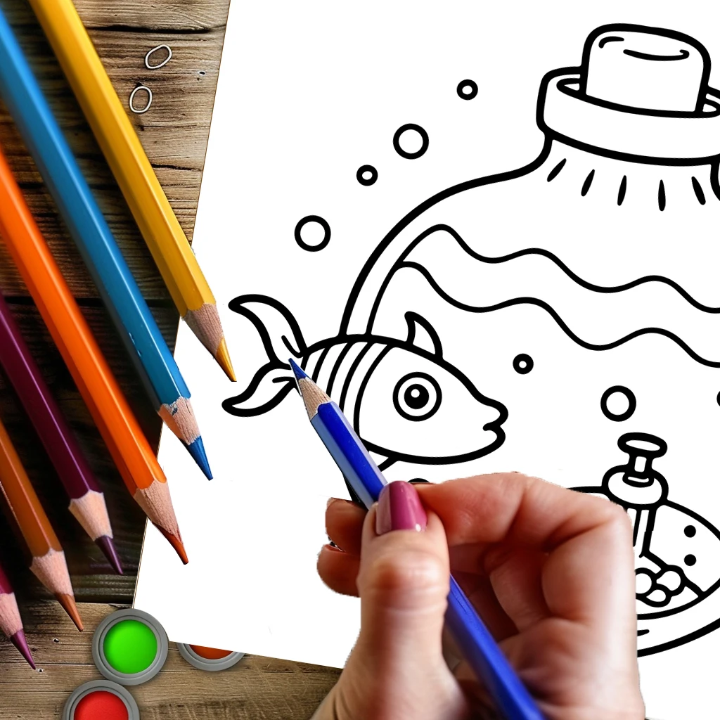 Coloring Book Magic Jar for Ad - Chalk Bag review and price