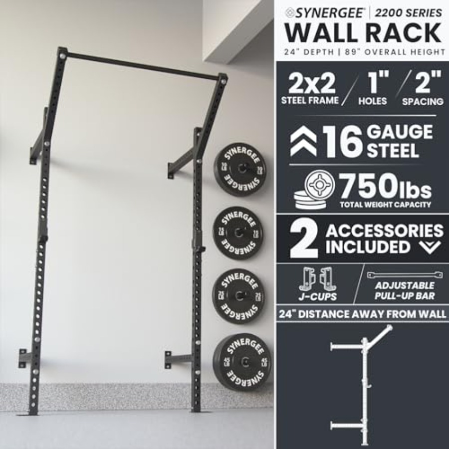Wall Mounted Squat Rack for ho - Pull Up Bar review and price