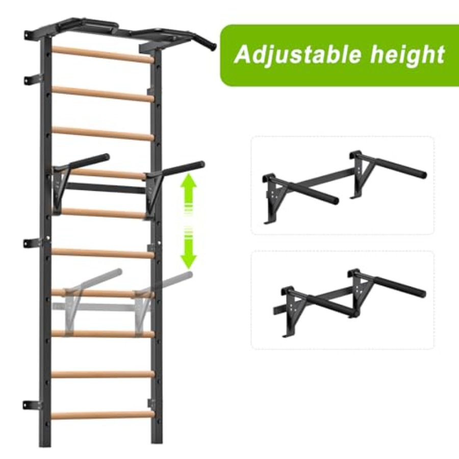 Wall Mounted Gymnastic Stall B - Pull Up Bar review and price