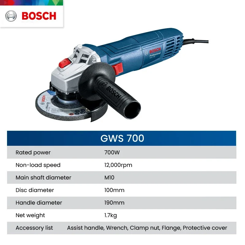 Bosch GWS 700 Angle Grinder Wi - Crossfit Machine review and price