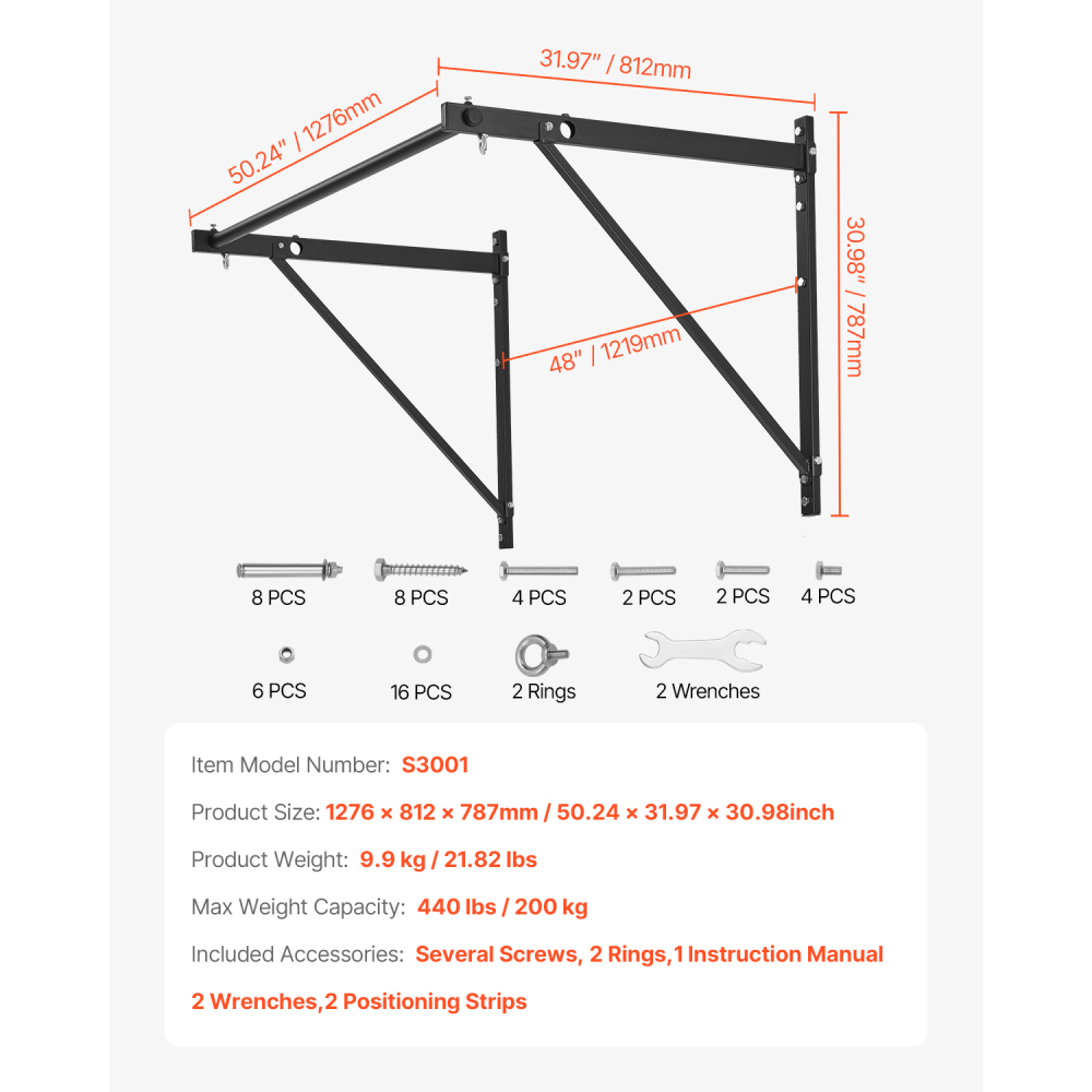 Ye Wall Mounted Heavy Duty Pul - Pull Up Bar review and price
