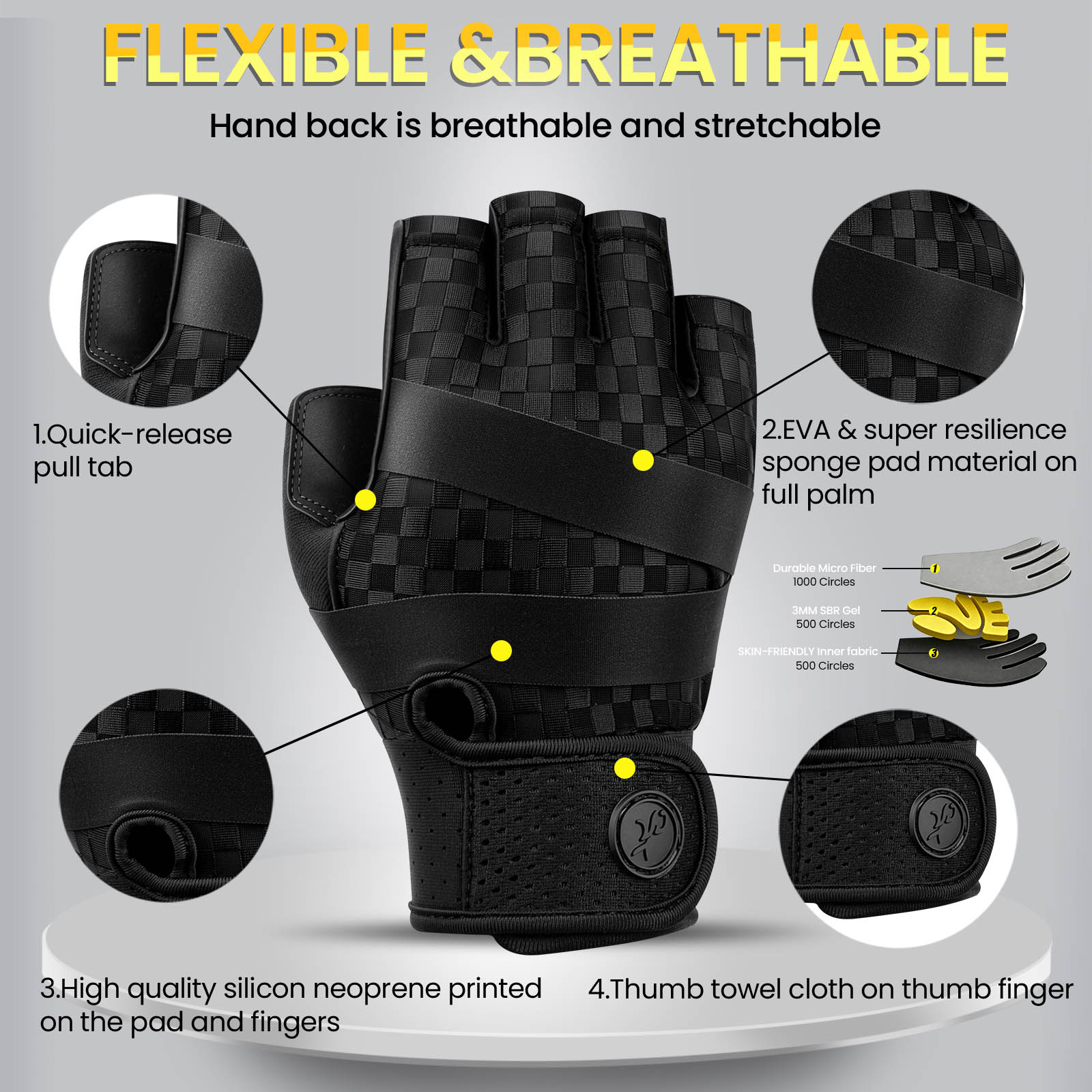 Gym Gloves for Men Sports Mult - Weightlifting Gloves review and price