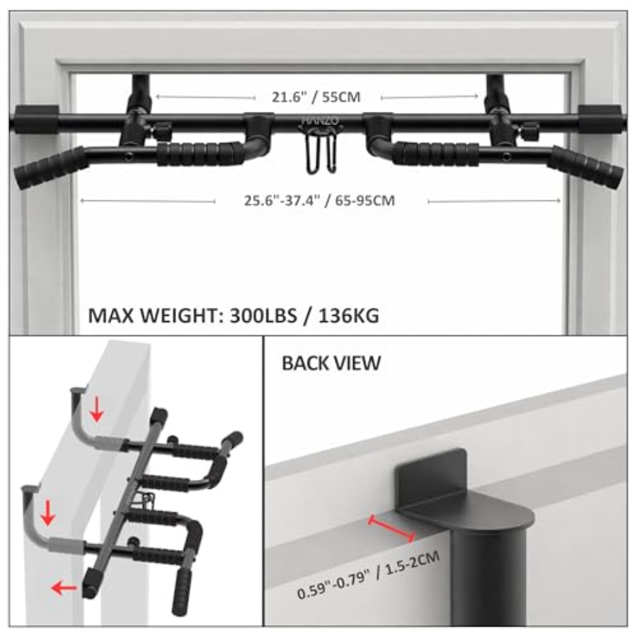 Doorway Pull Up Bar Set with S - Pull Up Bar review and price