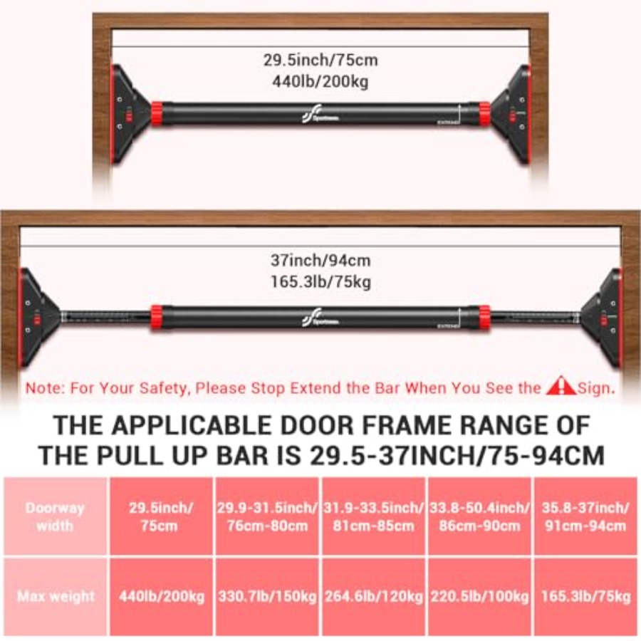 Pull Up Bar for Doorway Streng - Pull Up Bar review and price