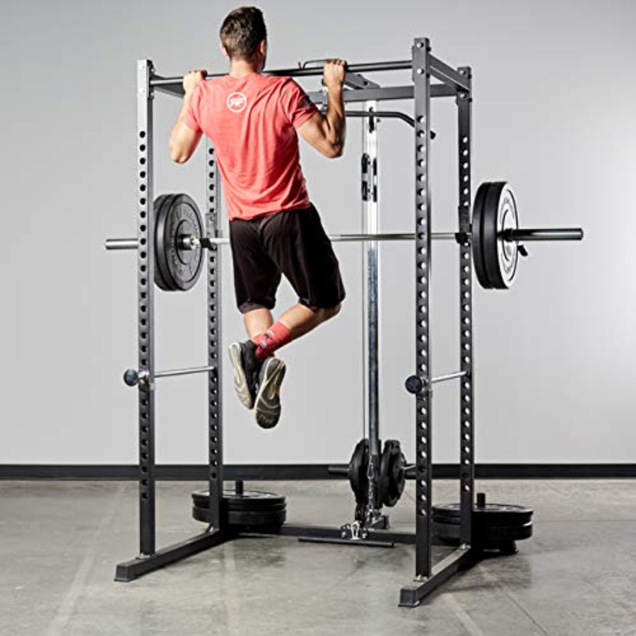 Home gym squat cage for streng - Pull Up Bar review and price