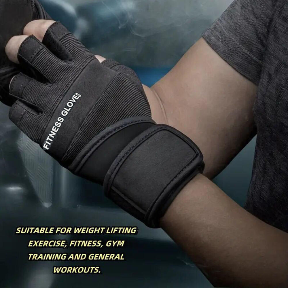 Half Finger Gym Gloves Wear Re - Weightlifting Gloves review and price