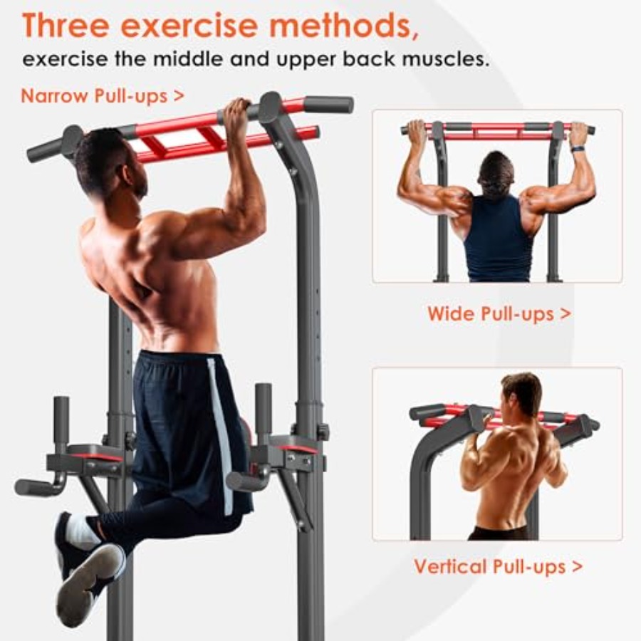 Home gym pull up bar station:  - Pull Up Bar review and price