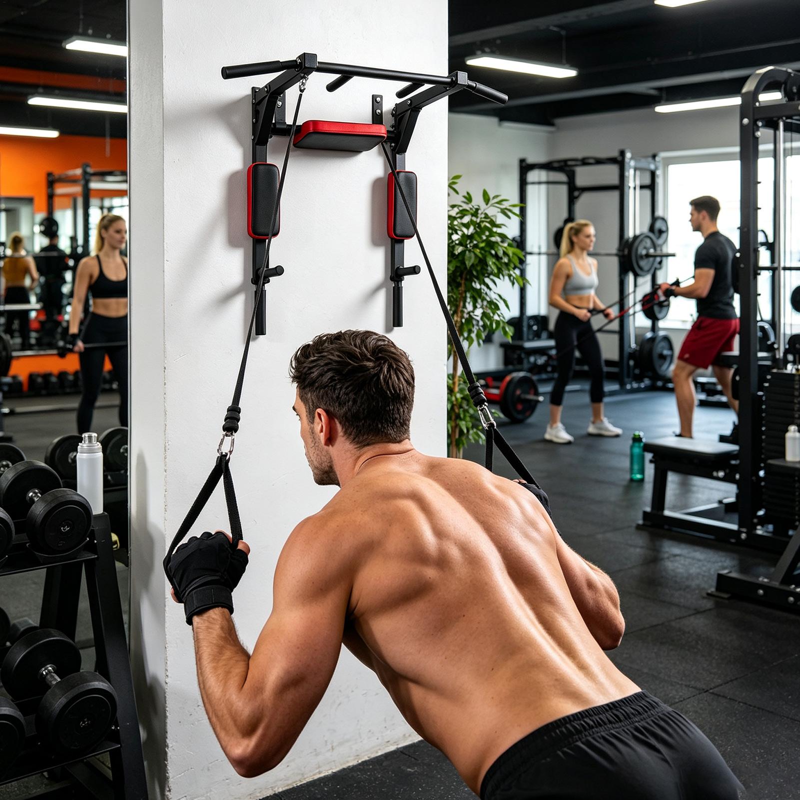 Wall-Mounted Pull-up Bar Fitne - Pull Up Bar review and price